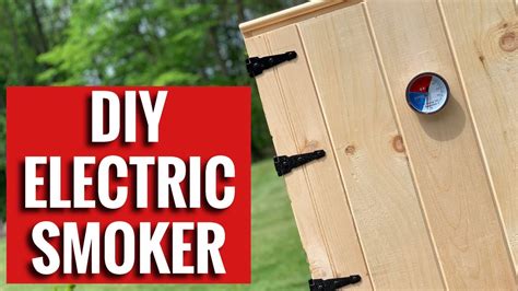 how to make a electric smoker box|quick and easy homemade smoker.